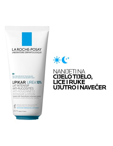 La Roche-Posay Lipikar Lait Urea 10% Hidratacijski losion s trostrukim djelovanjem za vrlo suhu i hrapavu kožu