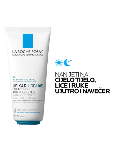 La Roche-Posay Lipikar Lait Urea 10% Hidratacijski losion s trostrukim djelovanjem za vrlo suhu i hrapavu kožu