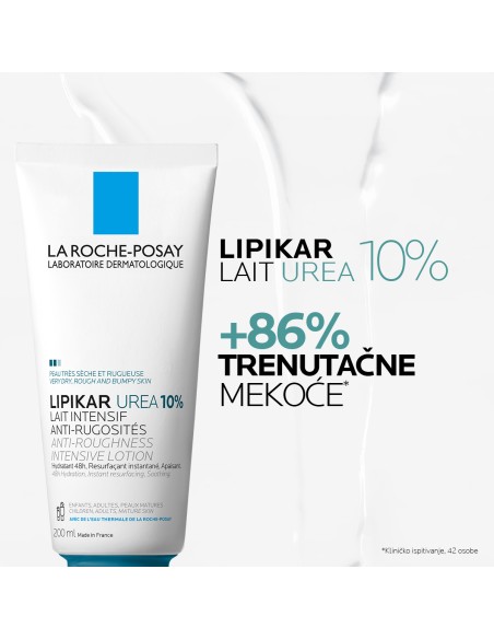 La Roche-Posay Lipikar Lait Urea 10% Hidratacijski losion s trostrukim djelovanjem za vrlo suhu i hrapavu kožu