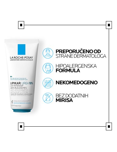 La Roche-Posay Lipikar Lait Urea 10% Hidratacijski losion s trostrukim djelovanjem za vrlo suhu i hrapavu kožu