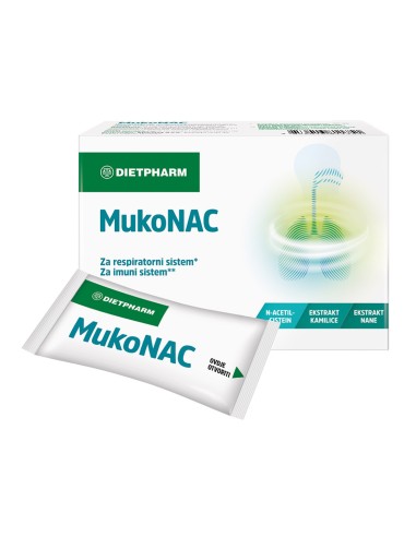 Dietpharm MukoNAC prašak, dodatak prehrani