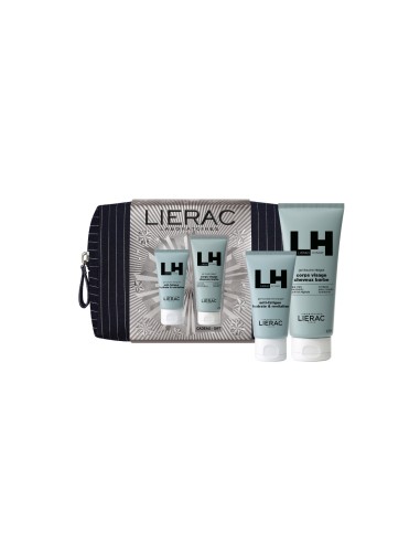 Lierac Set Men Hidratantni gel za lice + gel za tuširanje Promo pakiranje
