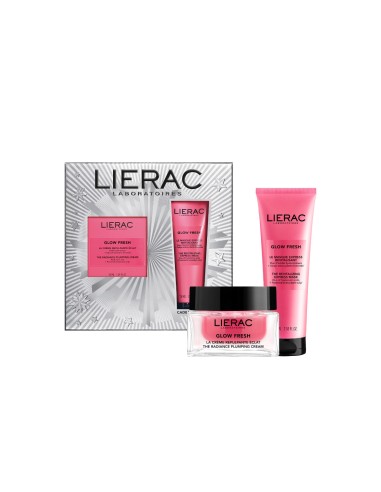 Lierac Božićni Set 2026 Glow Fresh serum + express maska Promo pakiranje