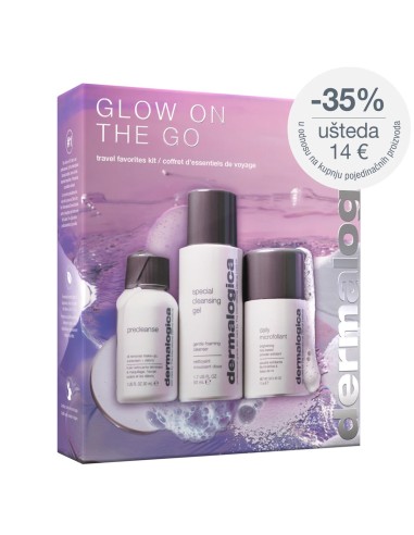 Dermalogica Blagdanski paketi 2026 glow on the go Promo pakiranje
