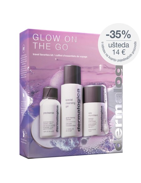 Dermalogica Blagdanski paketi 2026 glow on the go Promo pakiranje