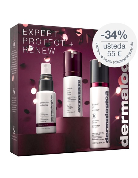 Dermalogica Blagdanski paketi 2026 expert protect and renew Promo pakiranje