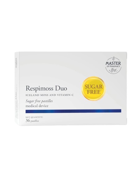 Master of Pharmacy Respimoss Duo pastile, islandski lišaj i vitamin C, bez šećera