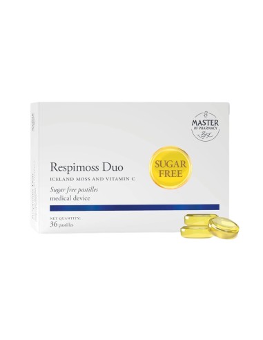 Master of Pharmacy Respimoss Duo pastile, islandski lišaj i vitamin C, bez šećera