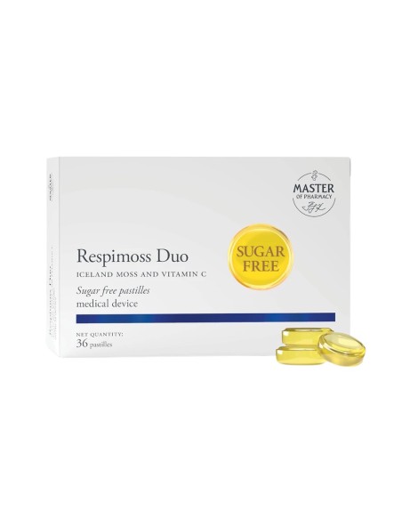 Master of Pharmacy Respimoss Duo pastile, islandski lišaj i vitamin C, bez šećera