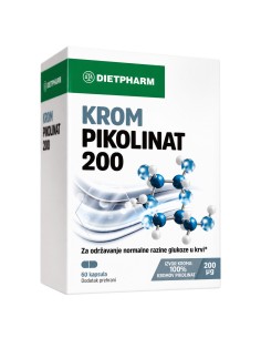 Dietpharm Krom Pikolinat 200 kapsule
